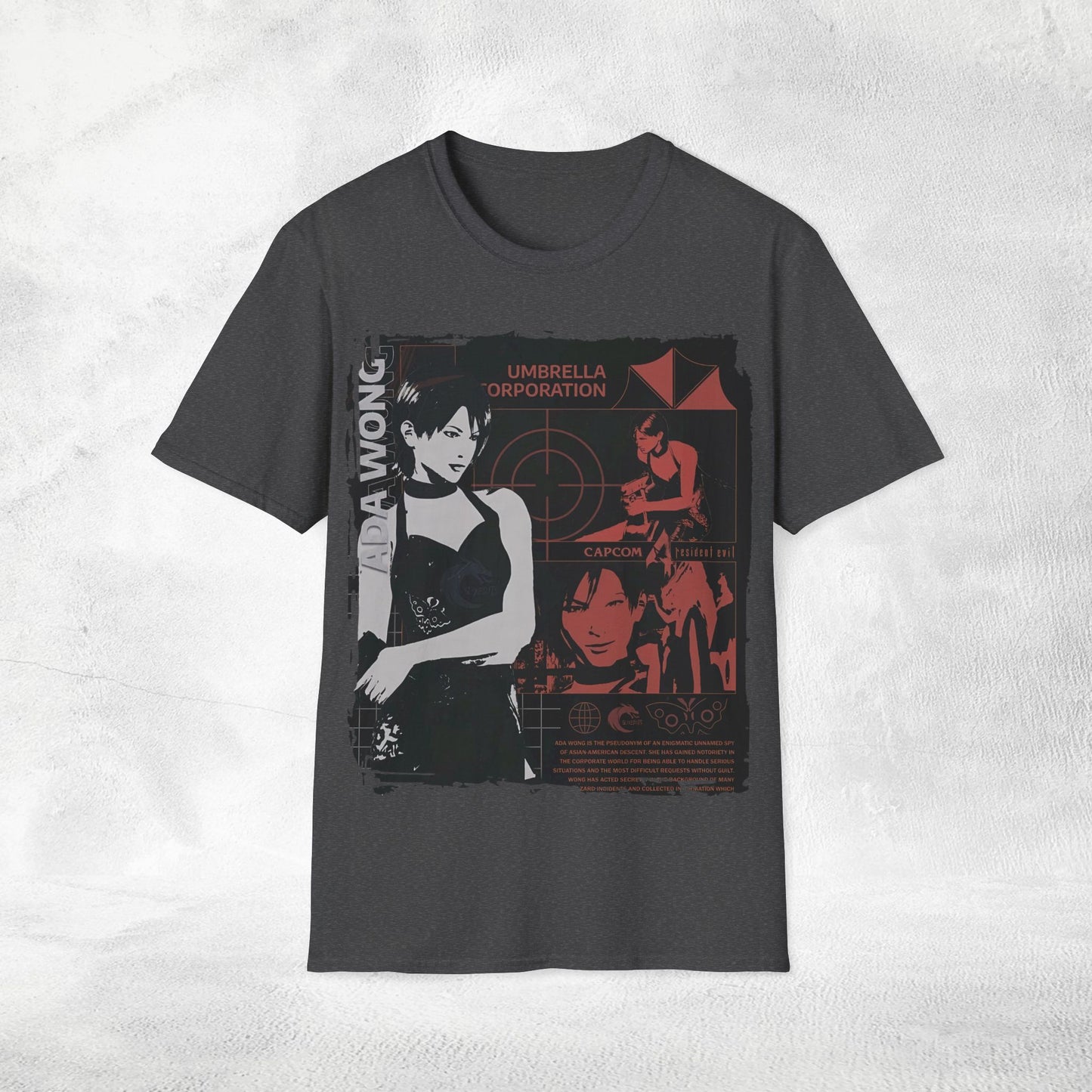 Unisex gaming shirt Resident Evil Ada Wong