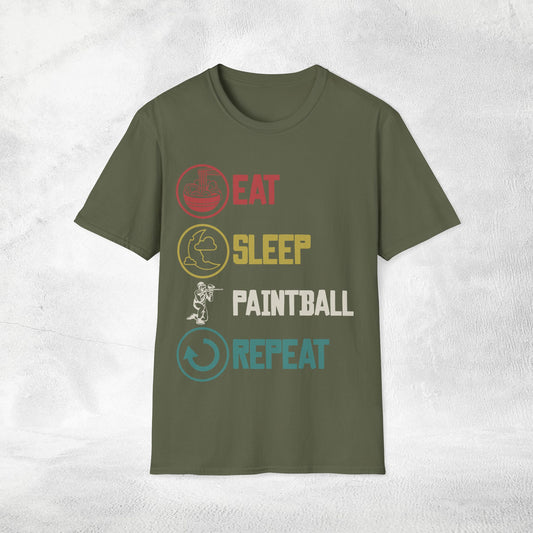 Unisex Paintball shirt repeat