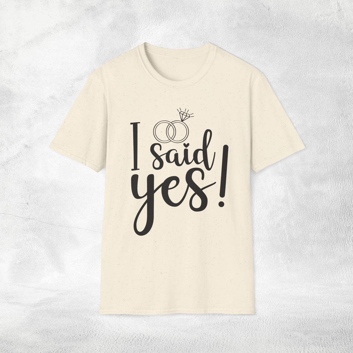 Women T-Shirt i said yes bachelorette party