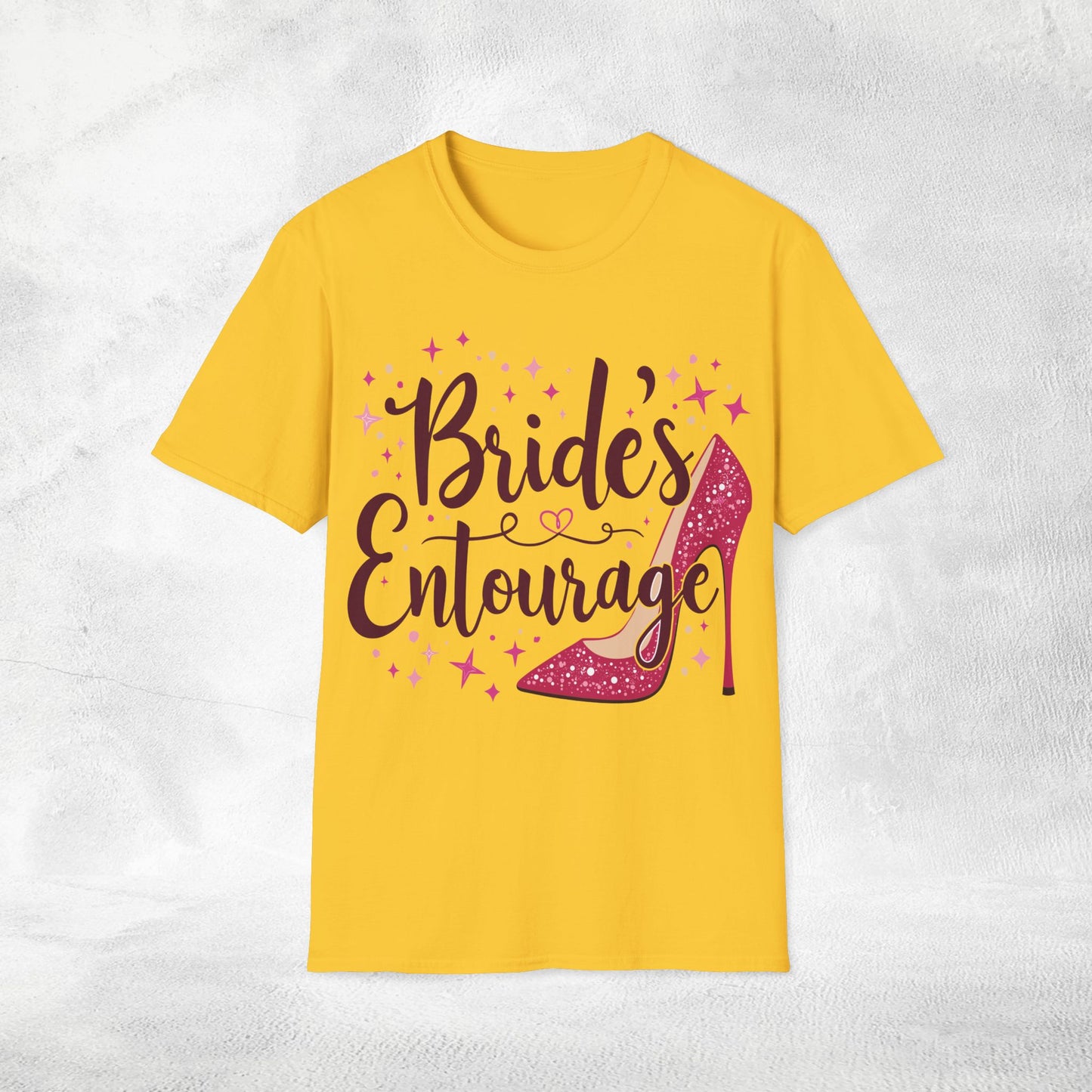 Women T-Shirt Bride's Entourage bachelorette party