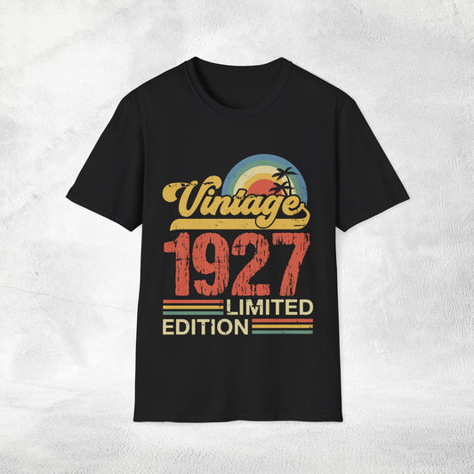 Unisex year of birth shirt 1927
