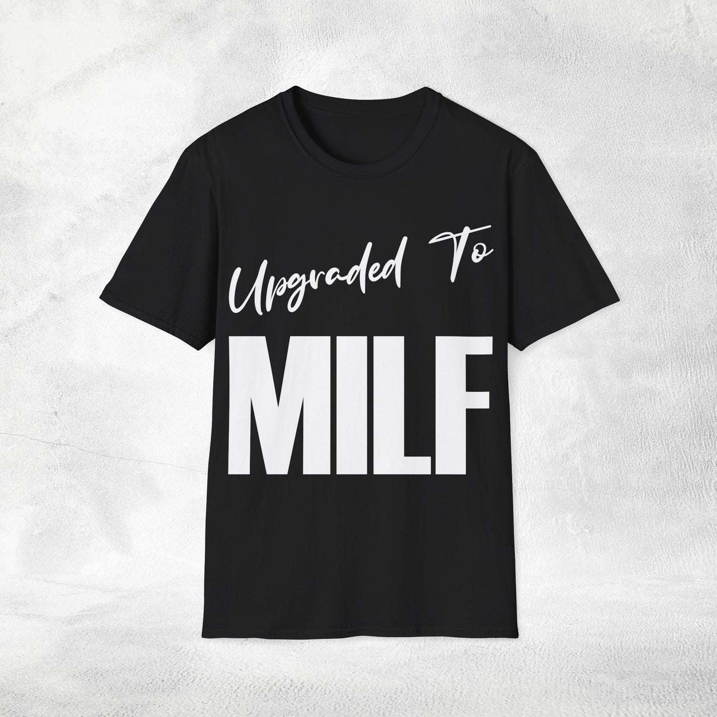 Womens Wifey T-shirt Upgraded to MILF