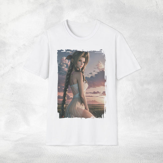 Unisex gaming shirt Final Fantasy Aerith Gainsborough
