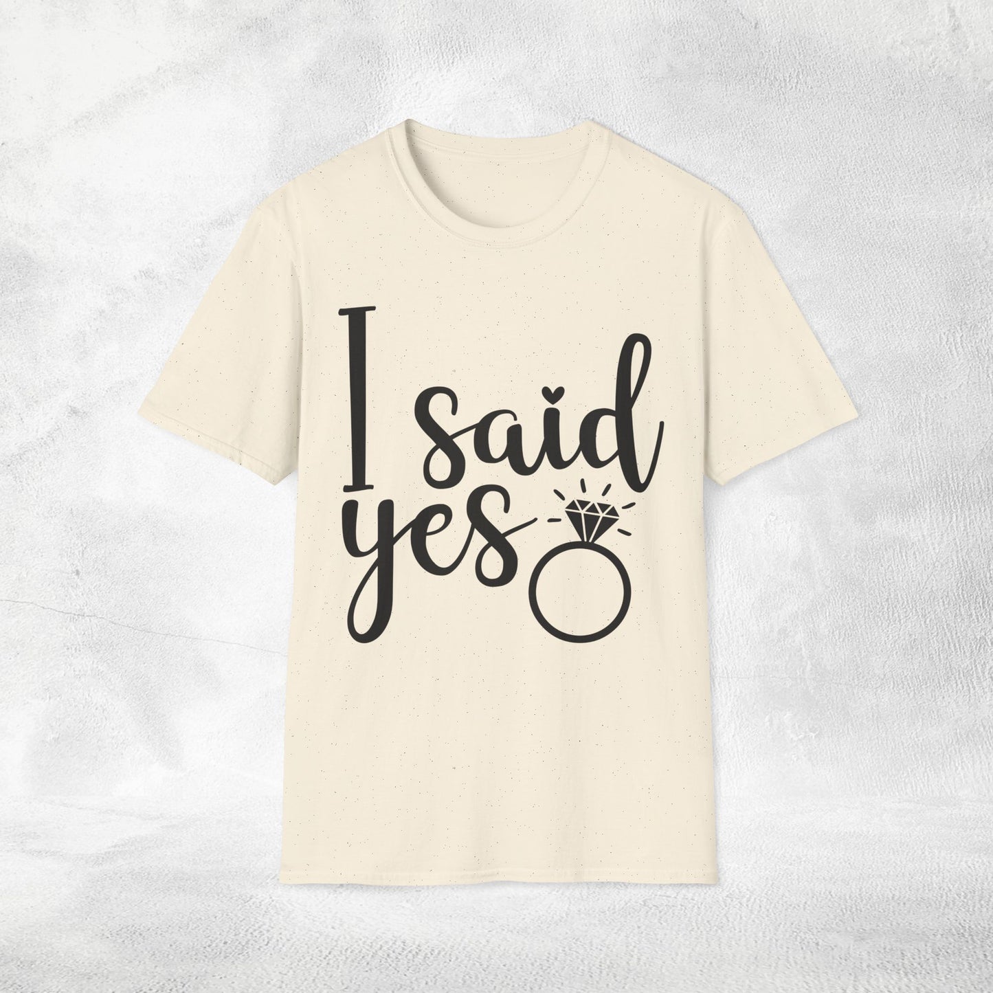 Women T-Shirt i said yes bachelorette party
