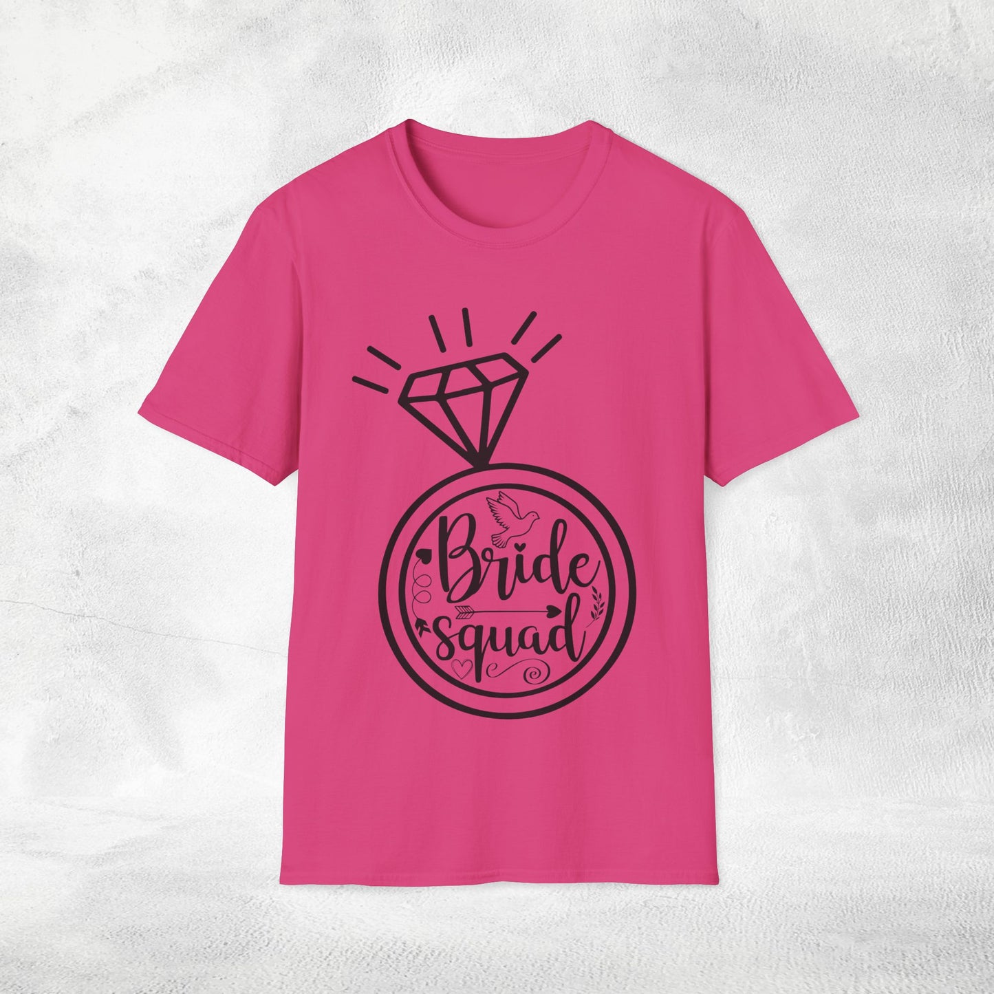Women T-Shirt bride squad bachelorette party