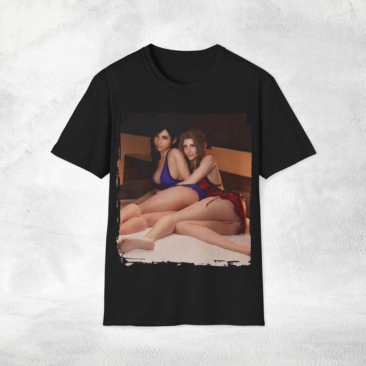 Unisex Gaming shirt Final Fantasy Aerith Gainsborough Tifa Lockhart