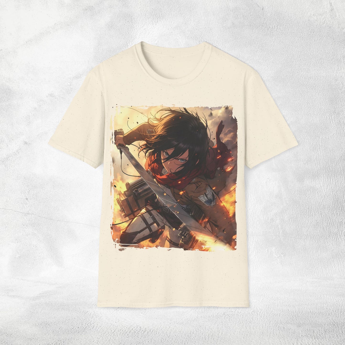 Unisex anime shirt Mikasa Ackerman