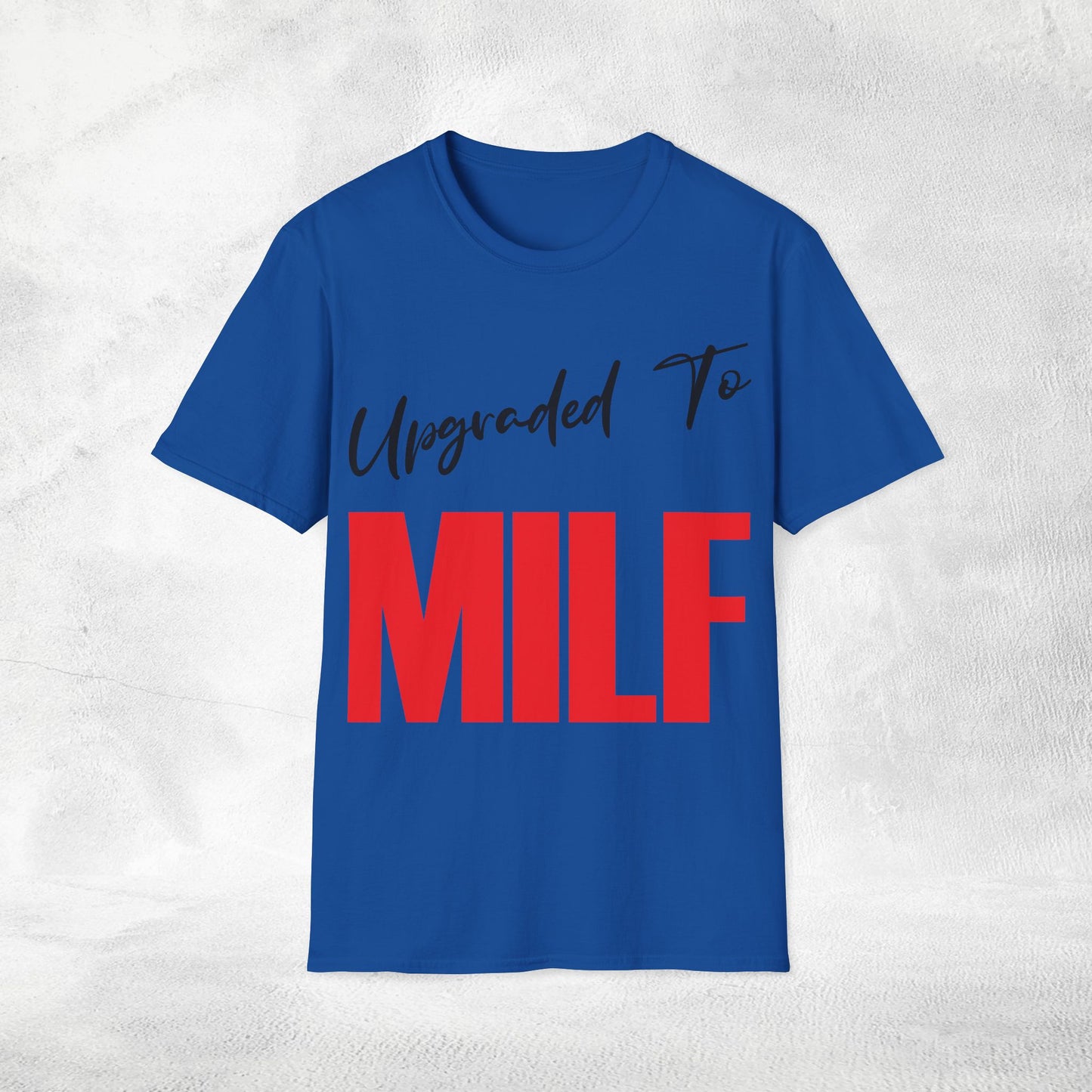 Womens Wifey T-shirt Upgraded to MILF