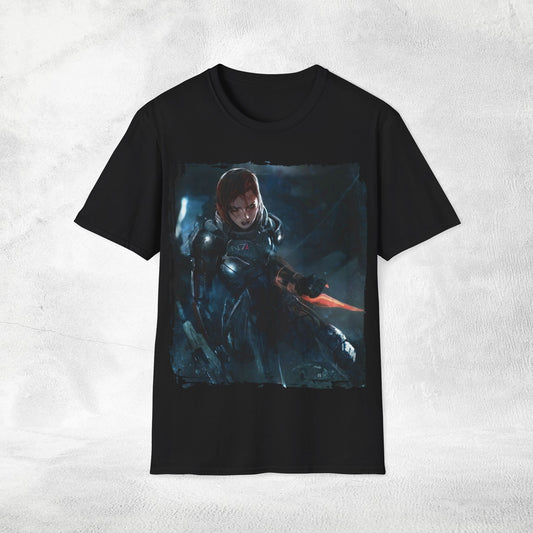 Unisex gaming shirt Mass Effect Shepard