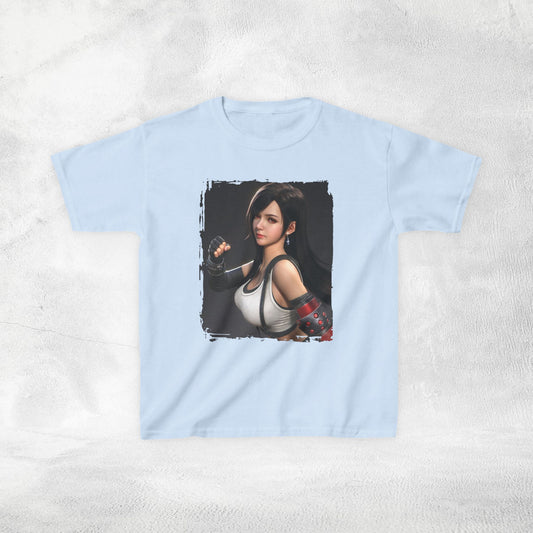 Kids  gaming shirt Final Fantasy Tifa Lockhart