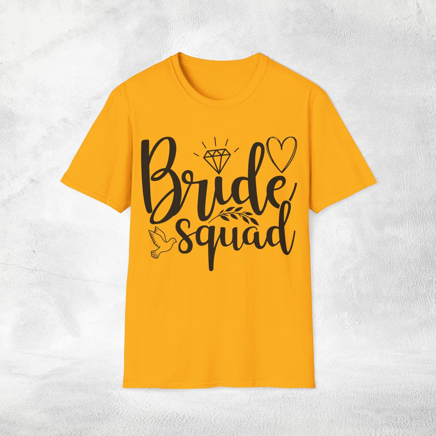 Women T-Shirt bride squad bachelorette party