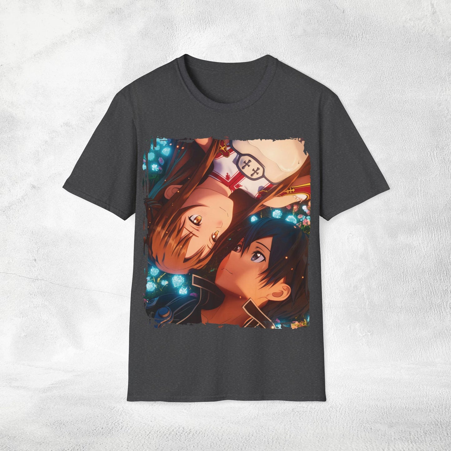 Unisex anime shirt Kazuto Kirigaya / Kirito and Asuna Yuuki