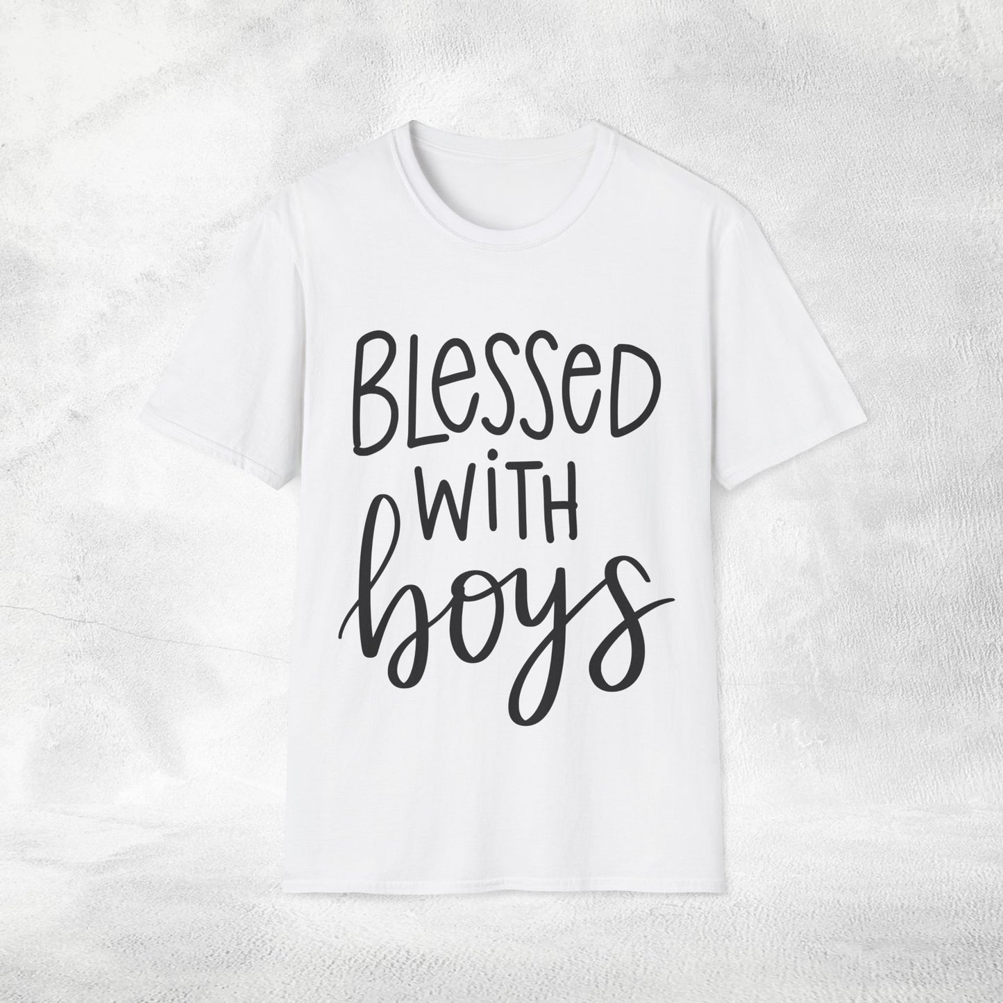 family shirt blessed with boys