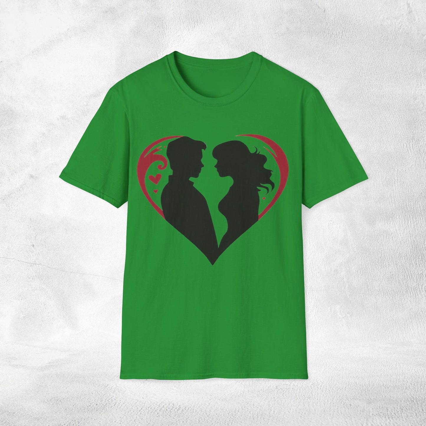 Unisex couples T-Shirt heart