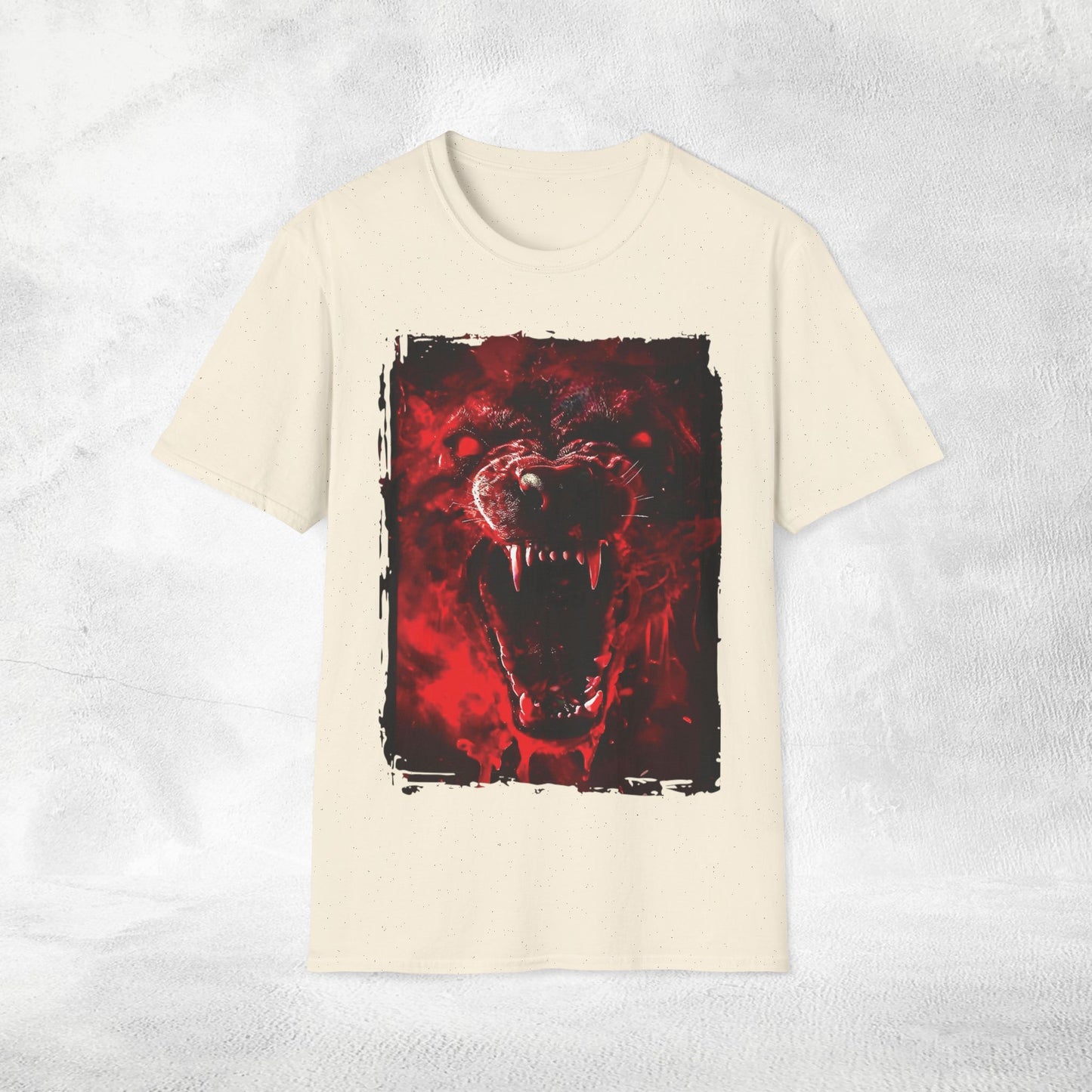 Unisex natural Beasts shirts wolf
