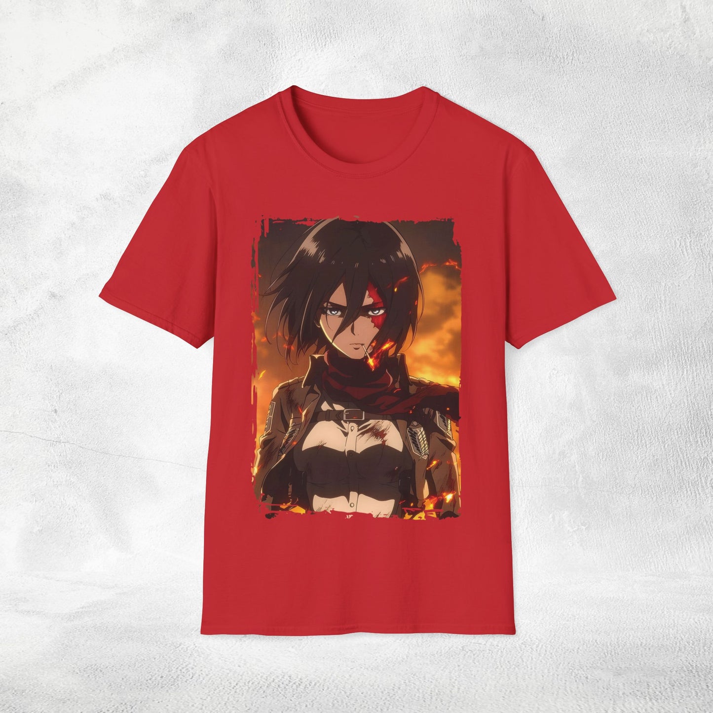 Unisex anime shirt Mikasa Ackerman
