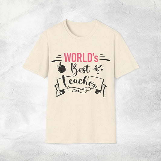 teacher shirt world's best teacher