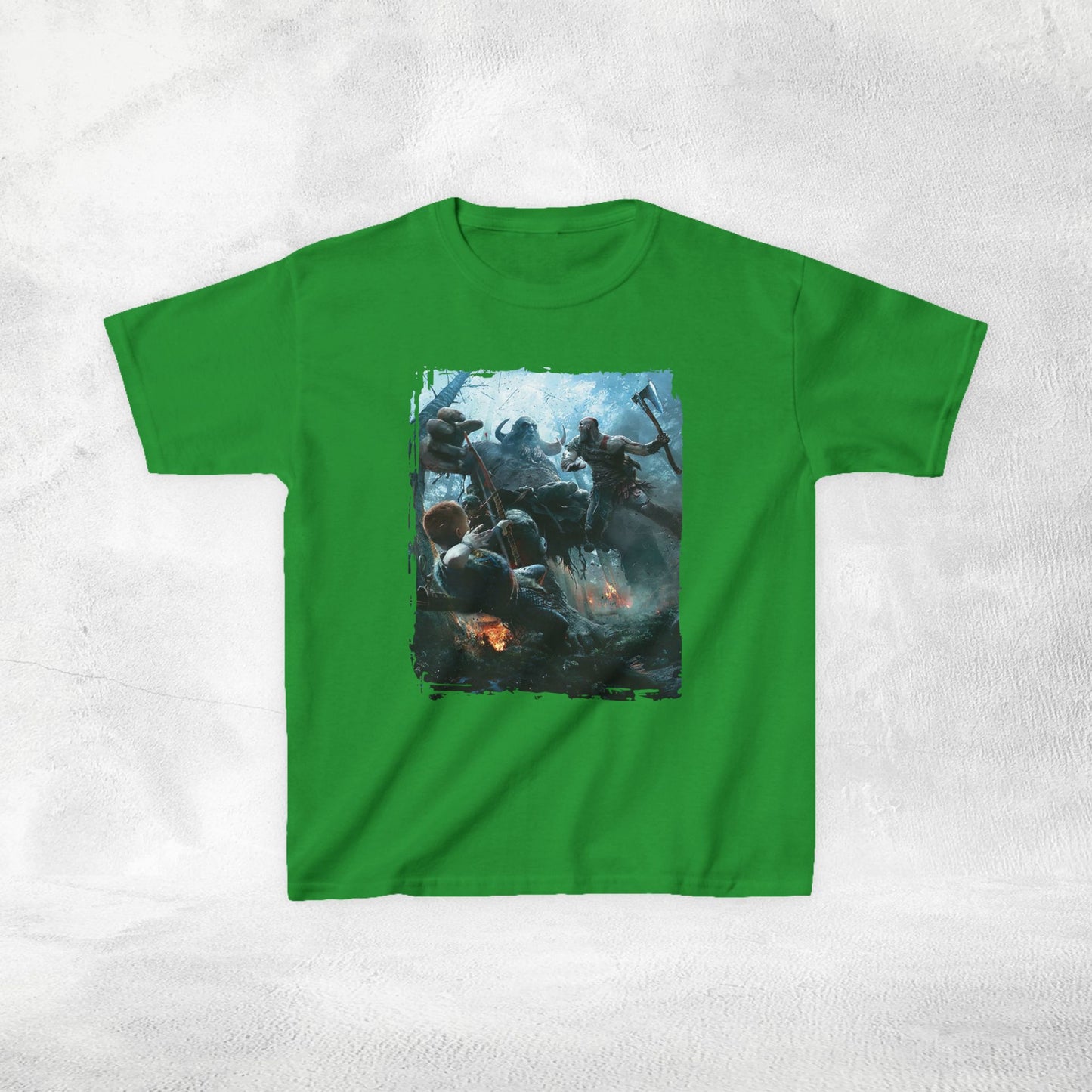 Kids  gaming shirt Kratos
