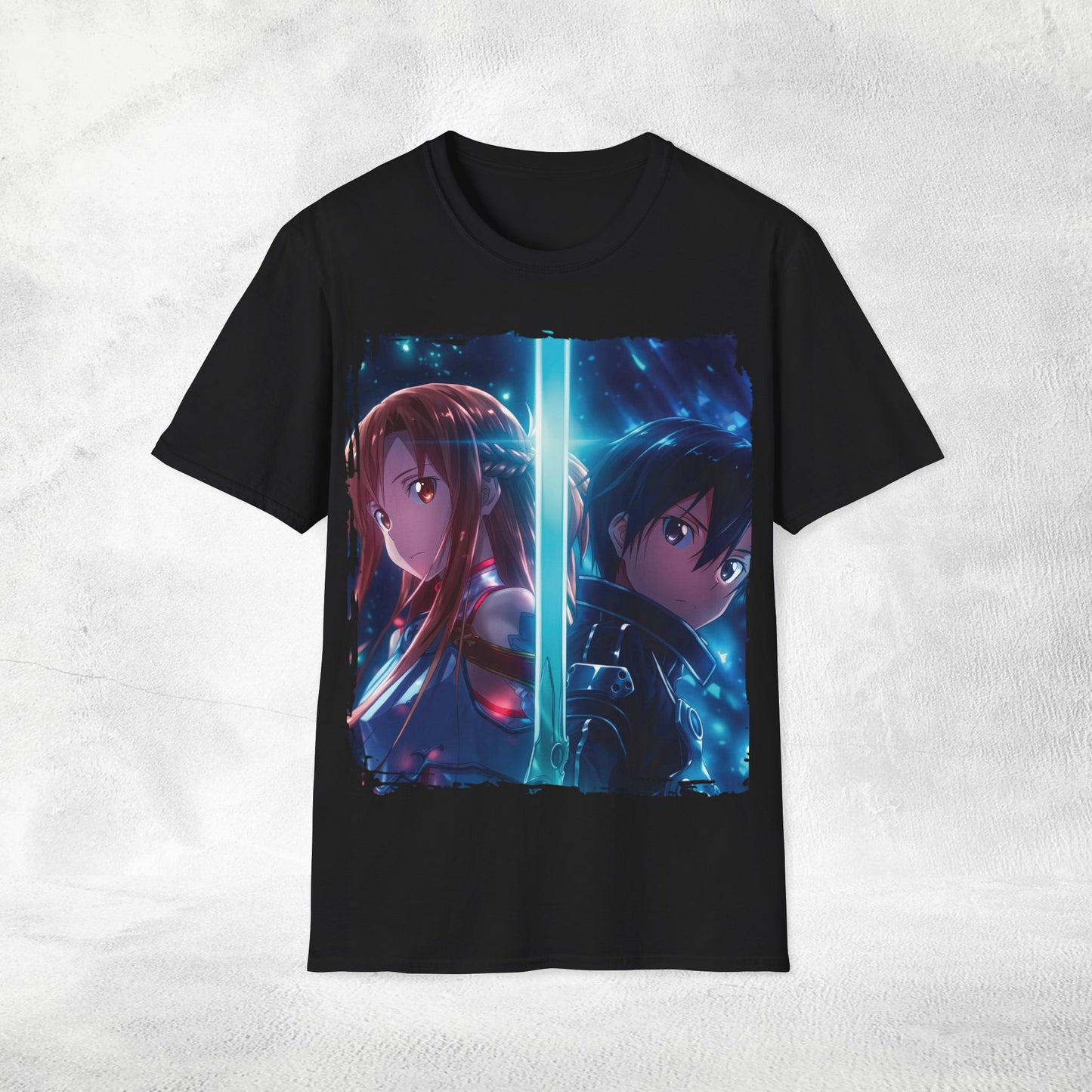 Unisex Anime shirt Kazuto Kirigaya / Kirito and Asuna Yuuki