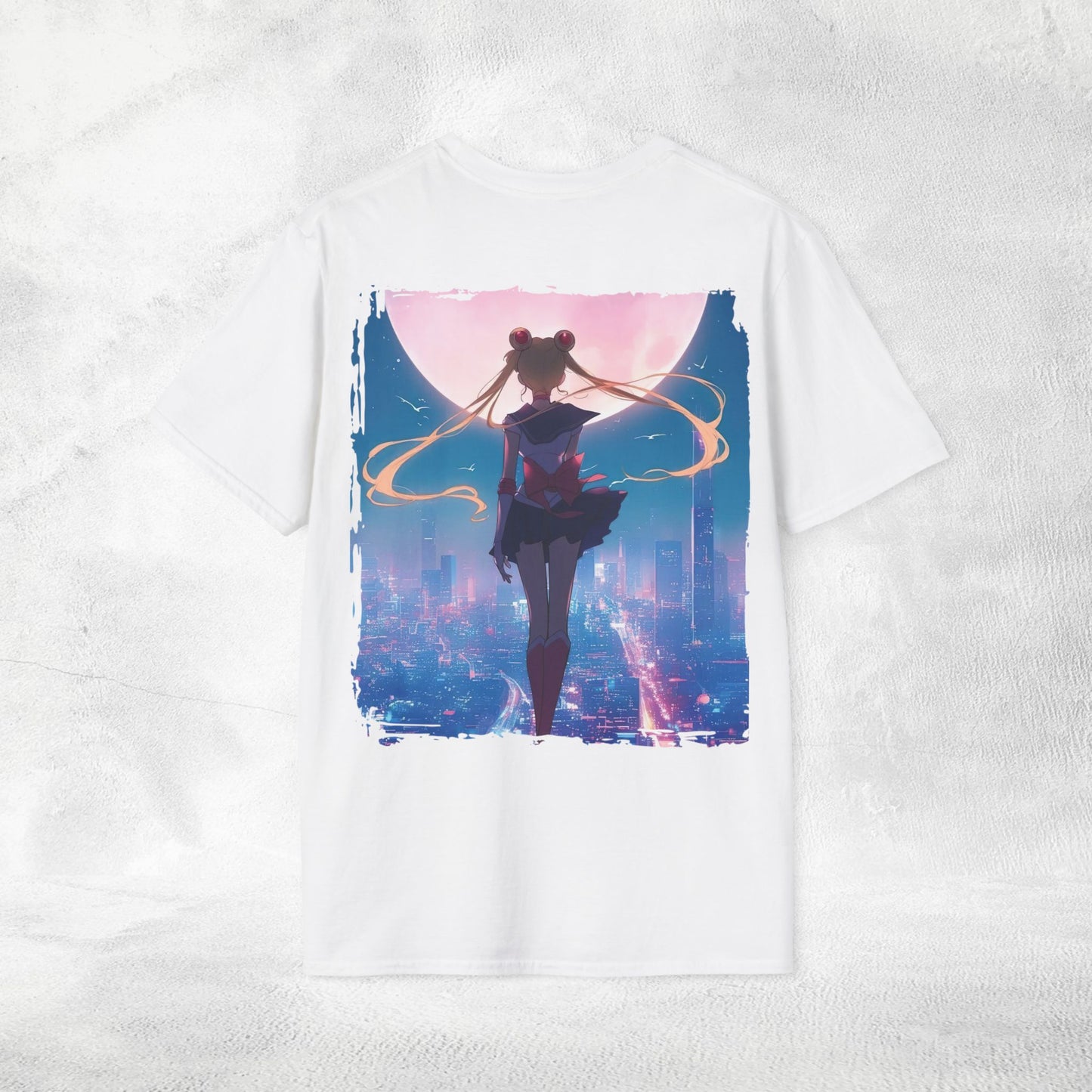 Unisex anime shirt Sailor Moon BACKPRINT