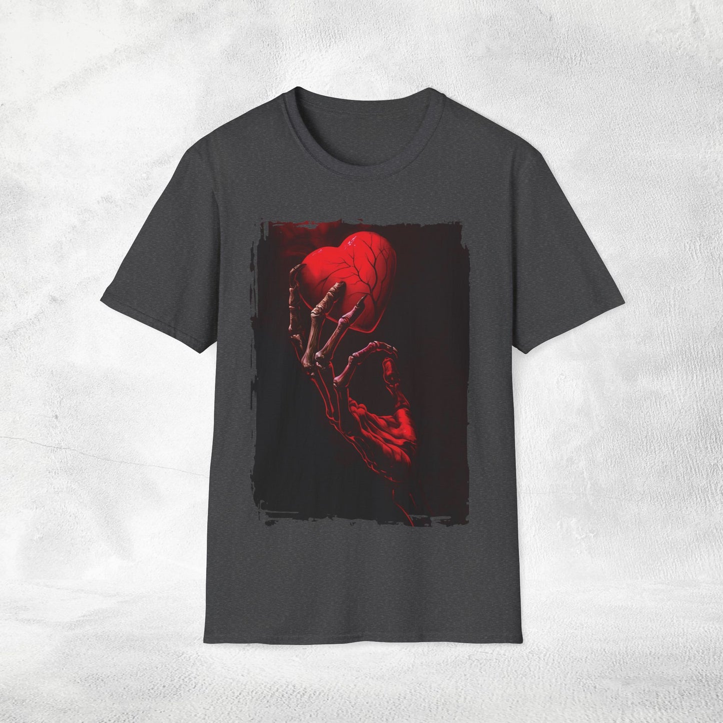 Unisex Gothic Shirt Heart