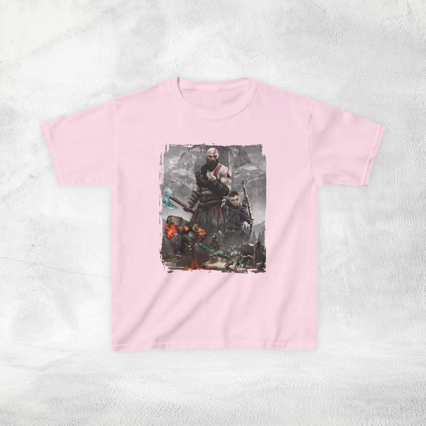 Kids  gaming shirt Kratos