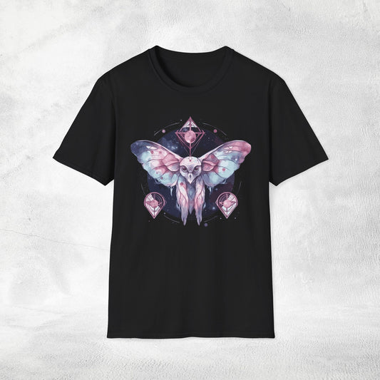 Unisex Gothic Shirt Pastel Moth