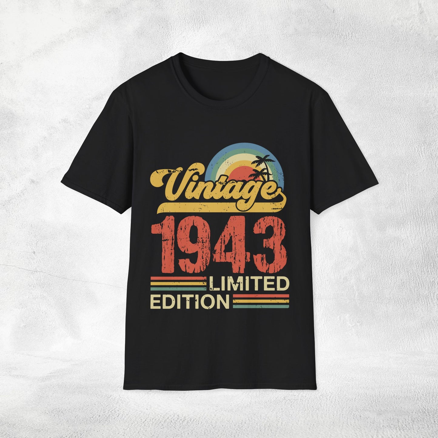 Unisex year of birth shirt 1943