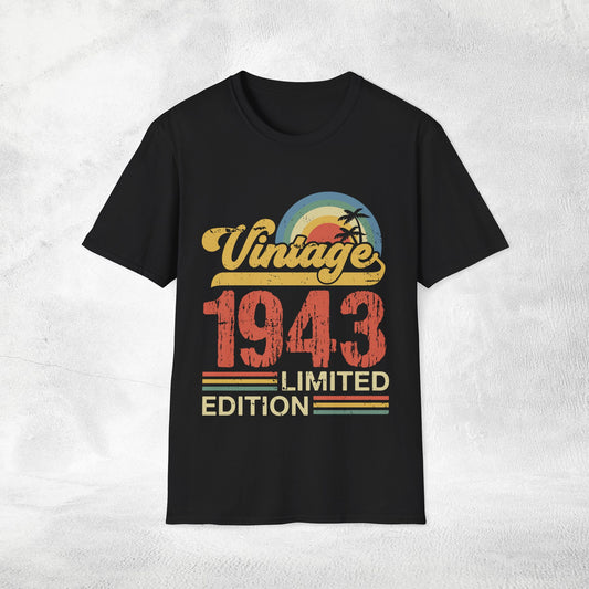 Unisex year of birth shirt 1943