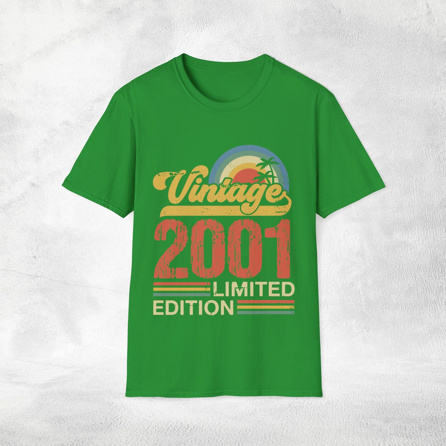 Unisex year of birth shirt 2001