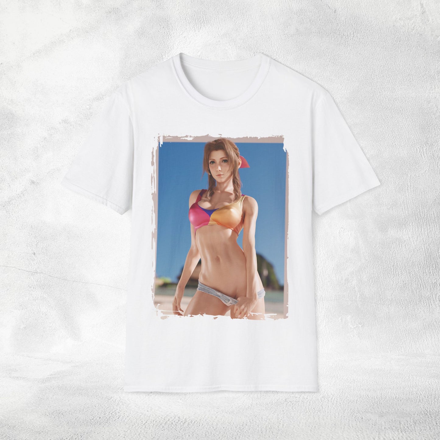 Unisex Gaming shirt Final Fantasy Aerith Gainsborough swimsuit