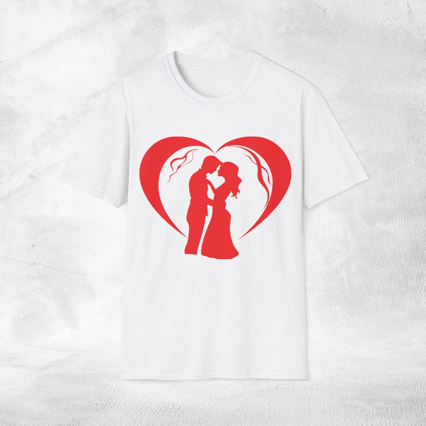 Unisex couples T-Shirt heart