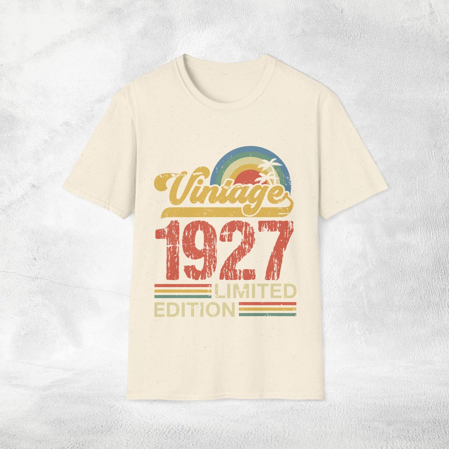 Unisex year of birth shirt 1927