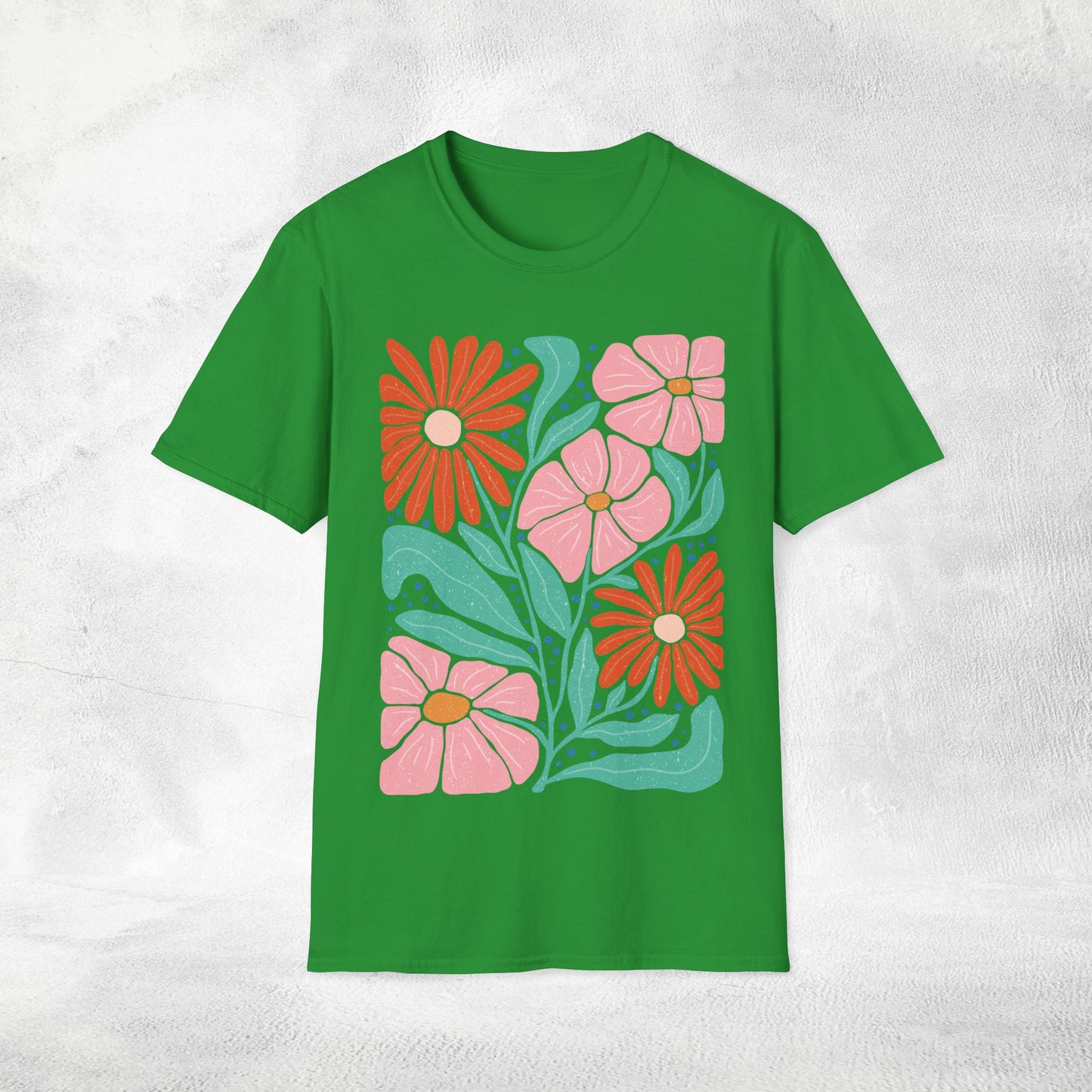 Womens shirt Dänische Blumen