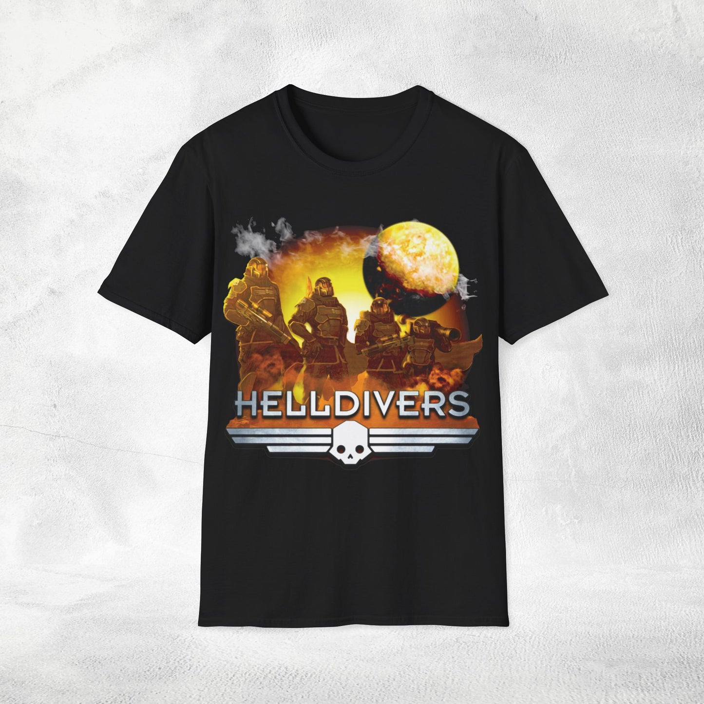 Unisex gaming shirt Helldivers