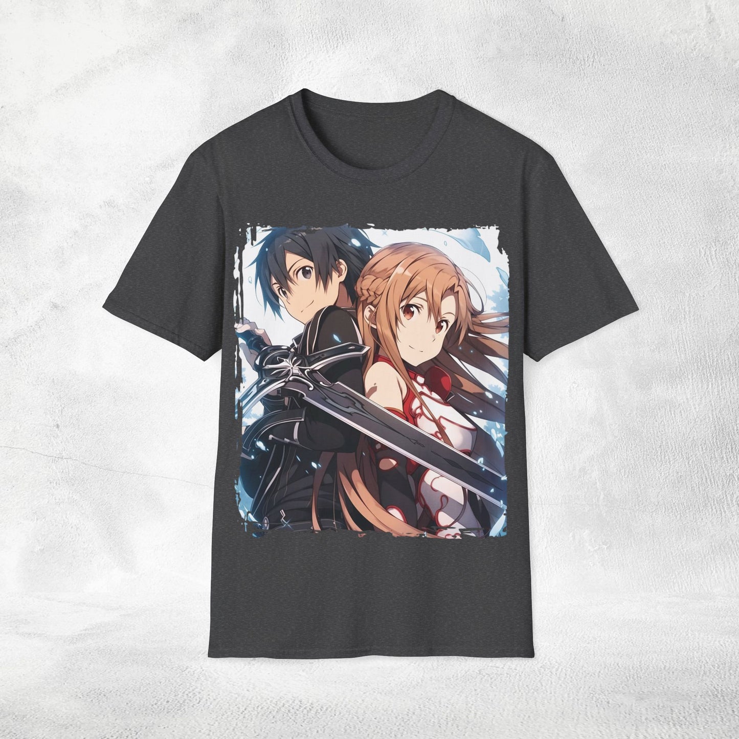 Unisex Anime shirt Kazuto Kirigaya / Kirito and Asuna Yuuki