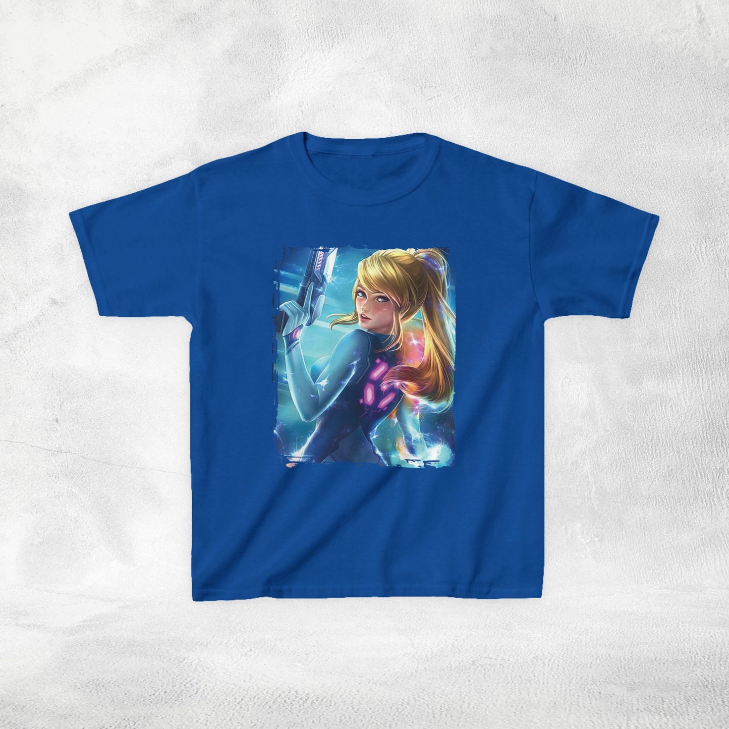 Kids  gaming shirt Samus Aran