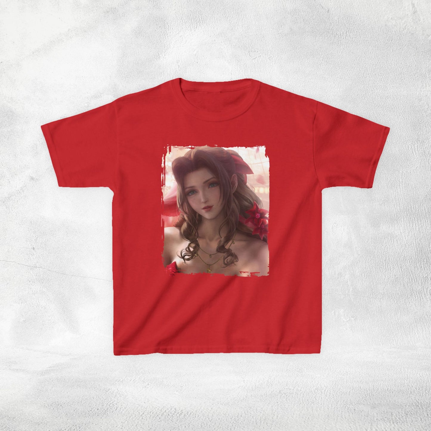 Kids gaming shirt Final Fantasy Aerith Gainsborough