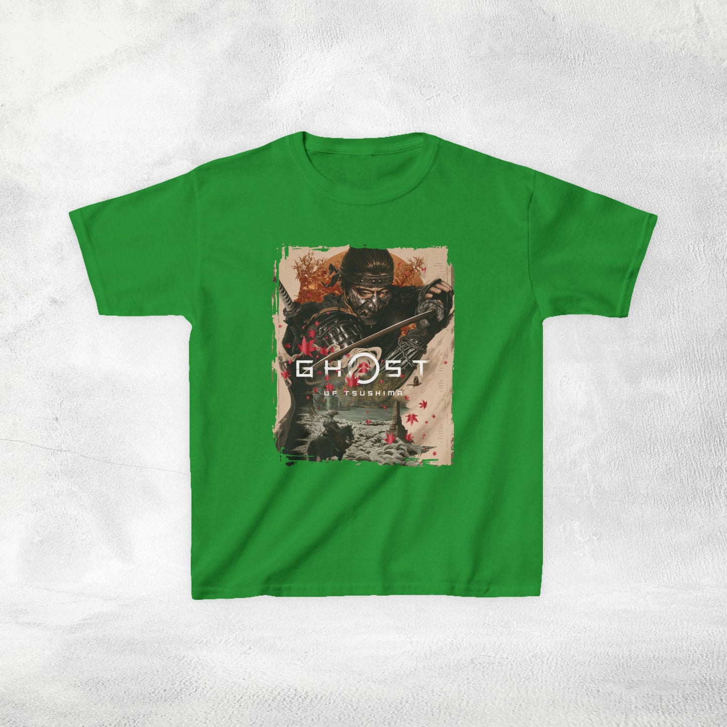 Kids  gaming shirt Ghost of Tsushima