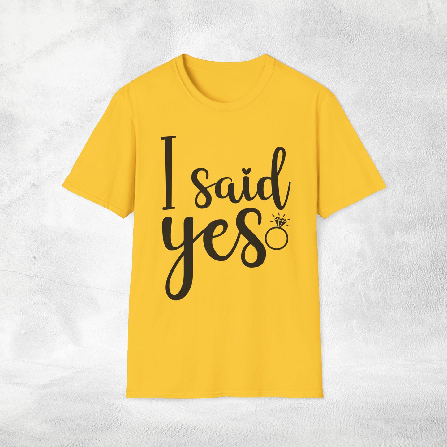Women T-Shirt i said yes bachelorette party