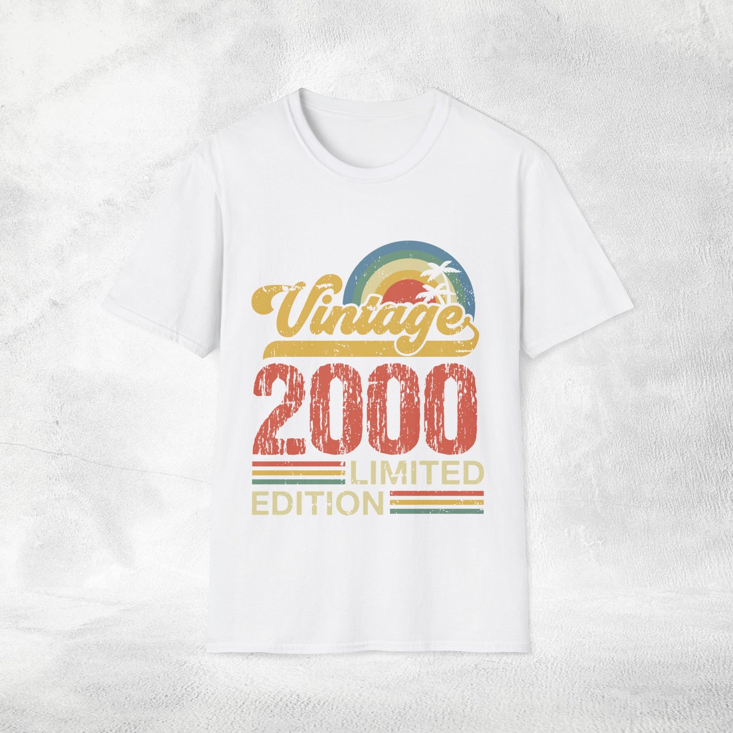 Unisex year of birth shirt 2000