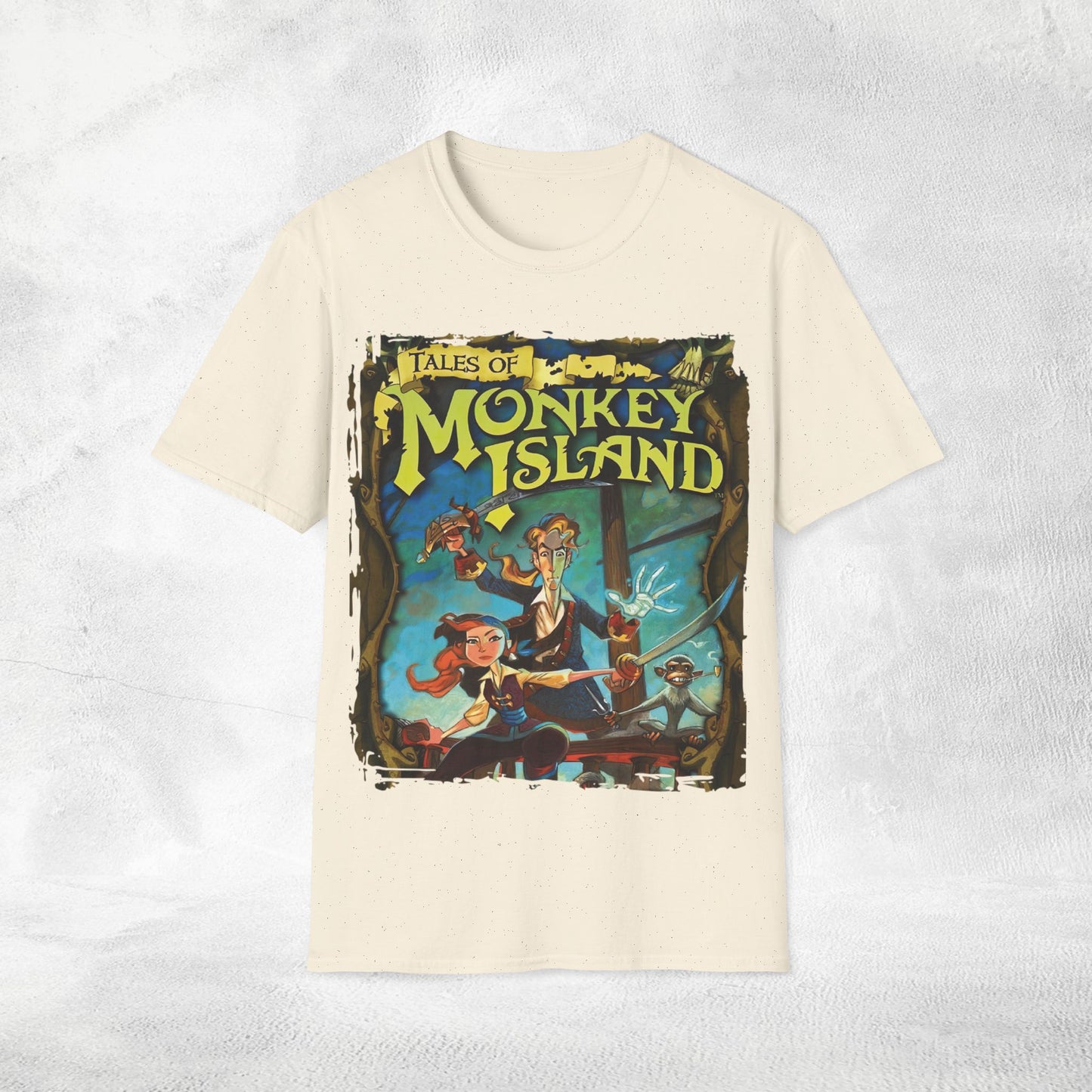 Unisex gaming shirt Monkey Island