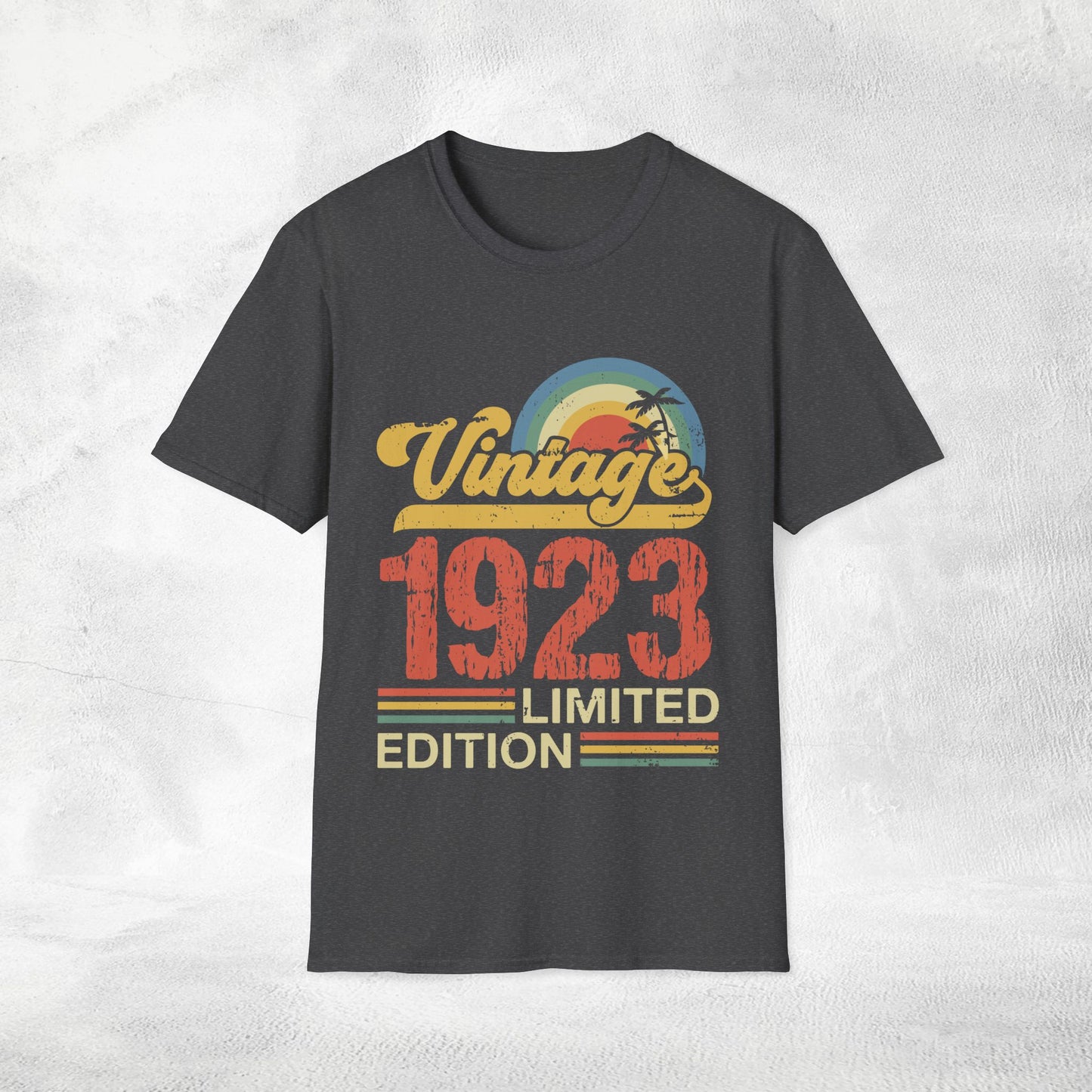 Unisex year of birth shirt 1923