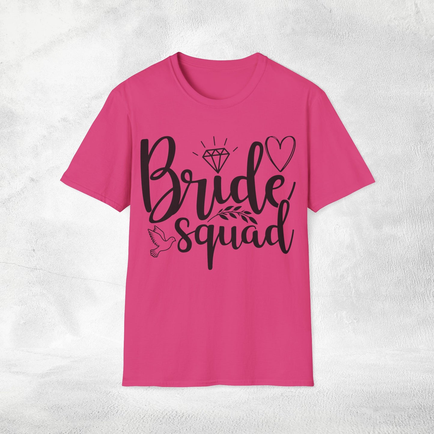 Women T-Shirt bride squad bachelorette party