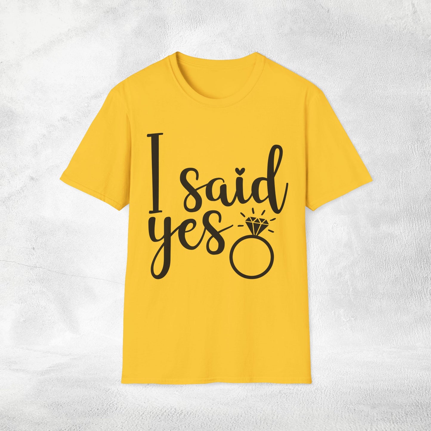 Women T-Shirt i said yes bachelorette party