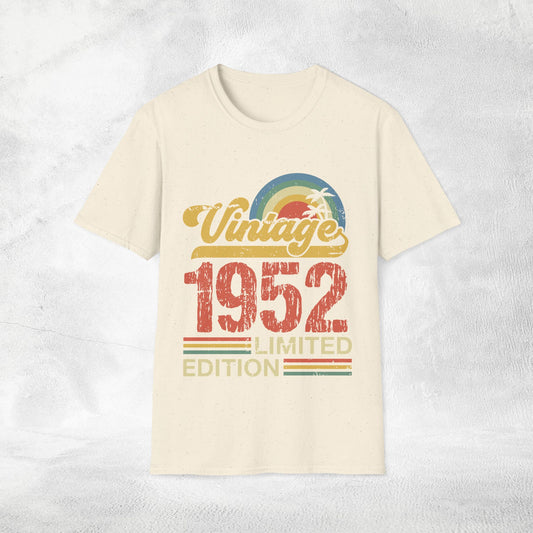 Unisex year of birth shirt 1952