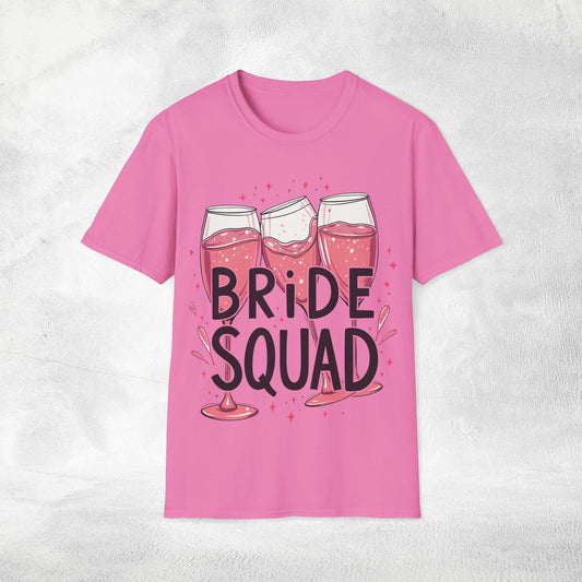 Women's T-Shirt Bride Squad bachelorette party
