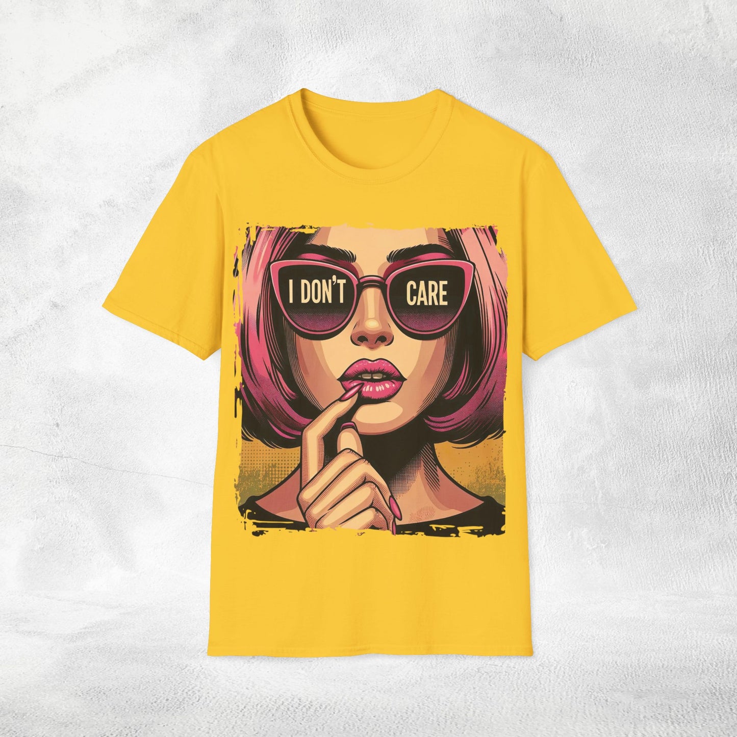 Womens T-shirt i dont care