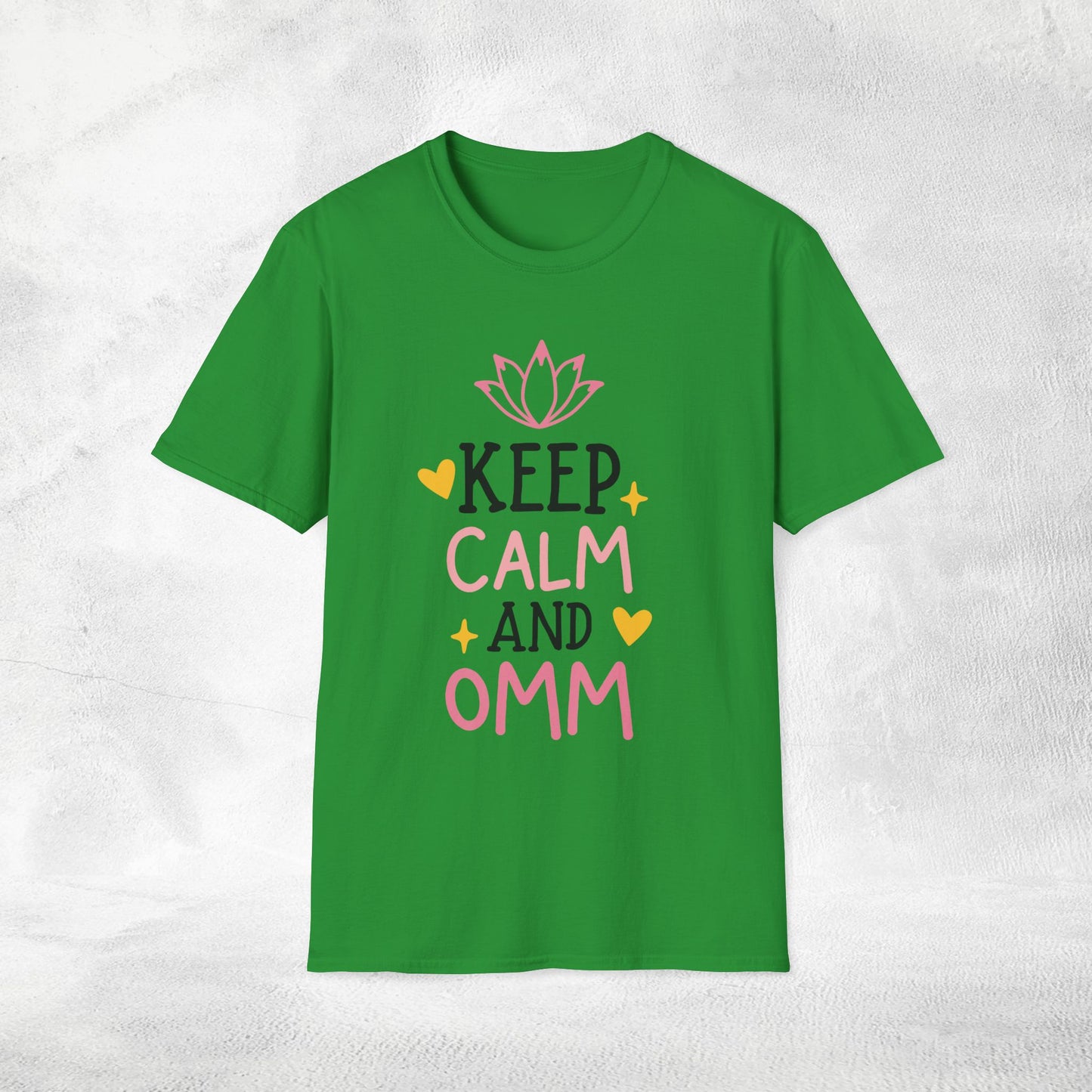 Womens Yoga shirt keep calm and omm