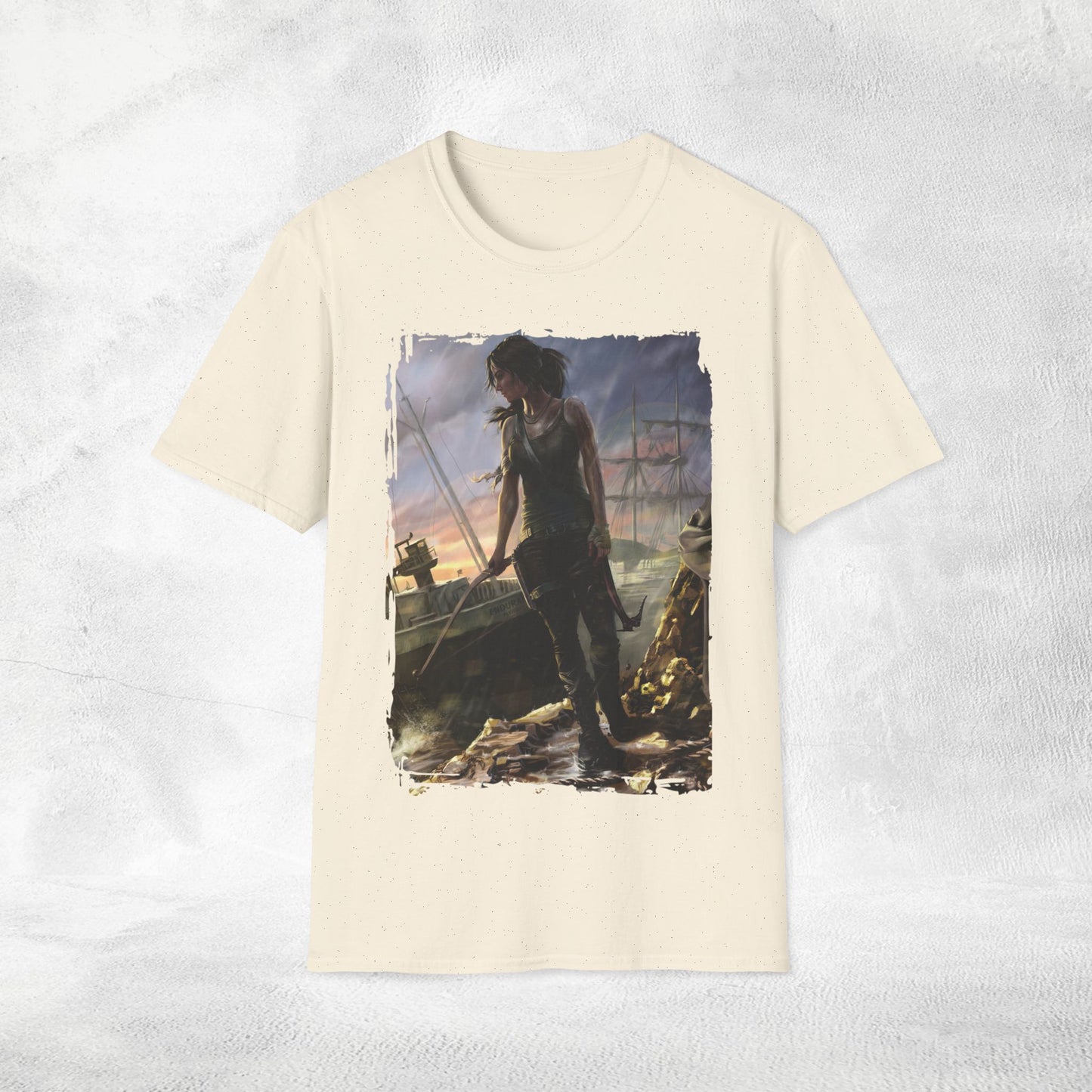 Unisex gaming shirt Lara Croft
